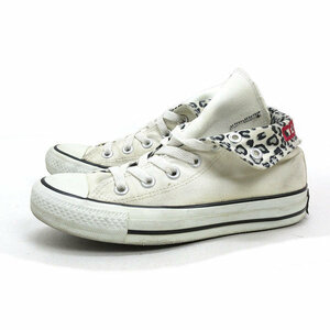 Z■【22.5cm】コンバース/CONVERSE ALLSTAR HIゼブラ柄 キャンバススニーカー■白LADIES/オールスター/35【中古】■