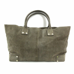 X*tila March /TILA MARCH PARIS suede tote bag BAG/148[ used ]#