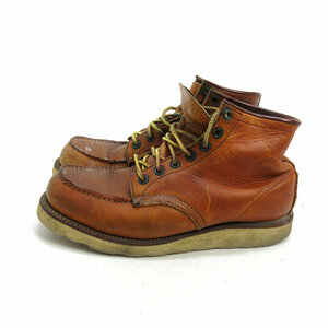 y■1996’S【US8.5 D】レッドウィング/RED WING Irish Setter 875-3アイリッシュセッターブーツ■茶/90【中古】