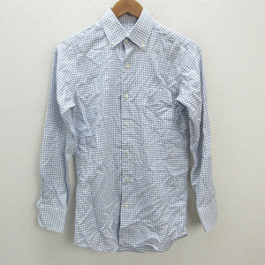 y# United Arrows /UNITED ARROWS GLR SLIM FIT button down long sleeve shirt # white [ men's S]MENS/113[ used ]