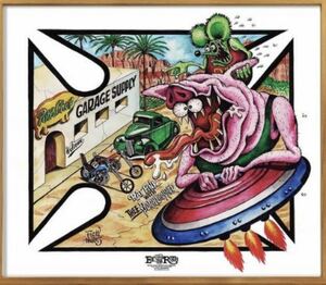 ラットフィンク ポークチョップ 横浜ホットロッド カスタムショー 2022 限定 ポスター porkchop rat fink