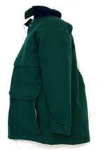 美品 USA製 80~90s WOOLRICH ウールジャケットM コート 緑紺 ハンティング ウールリッチ_画像4
