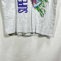■ 90s 90年代 ビンテージ USA製 NFL Wavy Lays SUPER BOWL XXVIII 両面プリント 半袖 Tシャツ サイズL グレー アメフト スーパーボウル ■_画像3