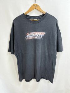 ■ UFC 総合格闘技 ジ・アルティメット・ファイター ノゲイラ vs ミア イラストプリント 半袖 Tシャツ 古着 サイズXL 黒 NOGUEIRA MIR ■