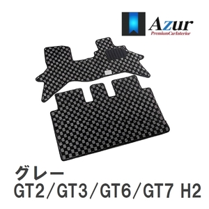 【Azur】 デザインフロアマット グレー スバル インプレッサスポーツ GT2/GT3/GT6/GT7 H28.10- [azsb0099]