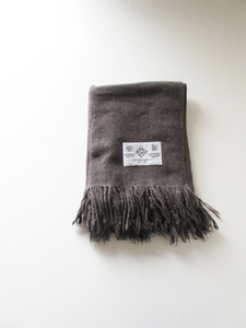 R&D.M.Co- / オールドマンズテーラー WOOL BLANKET CHARCOAL BROWN * ウール ブランケット ストール