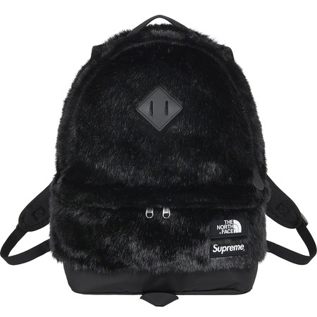 国内 正規品 Supreme The North Face Faux Fur Backpack Black ノース