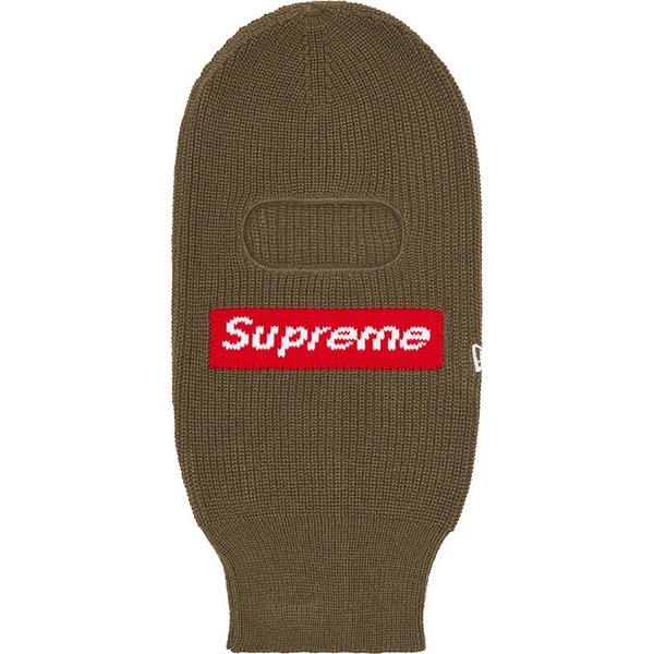 Supreme 22FW Week13 New Era Box Logo Balaclava Olive オンライン購入 国内正規 新品,タグ付 ニューエラ ボックスロゴ バラクラバ 緑