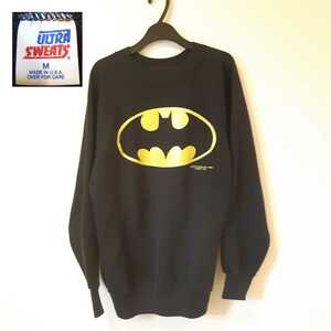 即日発送！　80s vintage バットマン　スウェット トレーナー　1989　ULTRA SWEATS M　DCコミック　BATMAN　MADE IN U.S.A.　アメリカ 古着