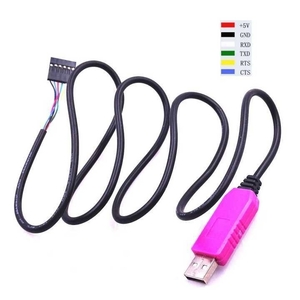 USB-TTLシリアルコンバータ(5V) USB-シリアルTTLコンバータケーブル 電子工作用(Arduino Pro mini等)