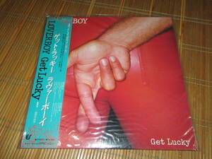 ラヴァーボーイ★ゲット・ラッキー　LP　レコード★帯付き