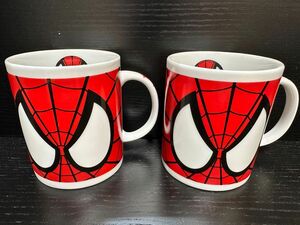 USJ ユニバーサルスタジオジャパン スパイダーマン マグカップ 2個