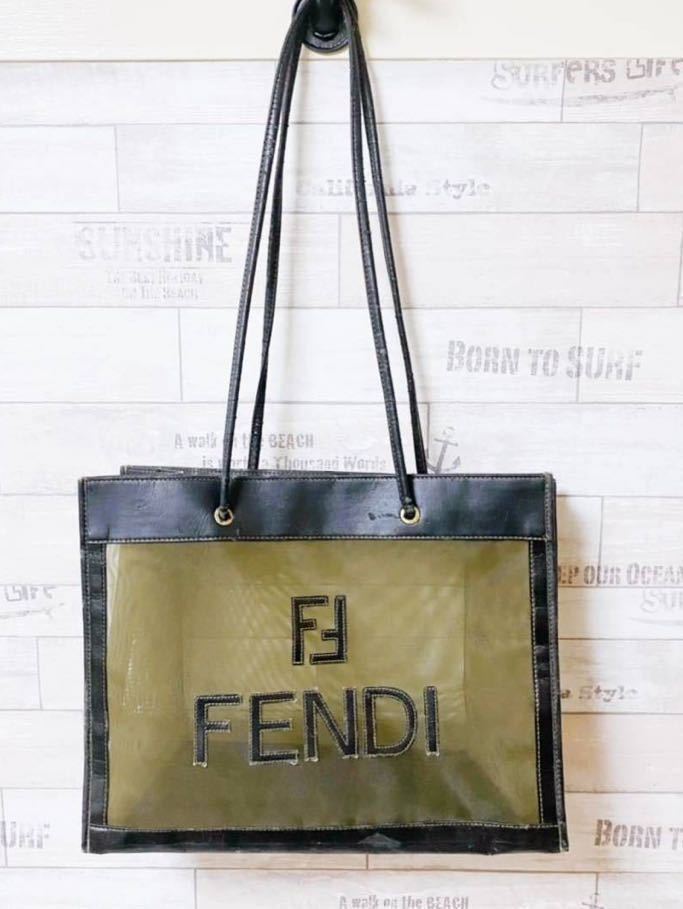 ヤフオク! -「fendi メッシュ バッグ」(トートバッグ) (かばん、バッグ ...