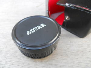 M9139 camera lens ACTAR AUX. WIDEANGLE LENS FOR AUTO-7 no check scratch dirt equipped letter pack post service 520 jpy shipping (0412)