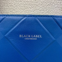 BLACK LABEL　トートバッグ　ブルー　レザー　_画像2