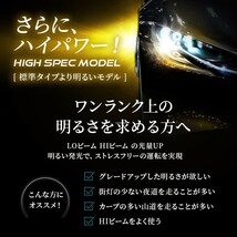 【2年保証】日本ライティング LEDヘッドライト H4 ハイスペック 軽トラ 専用 12V専用 日本製 車検対応 Lo:5000lm(6000K) Hi:7000lm(6500K)_画像5