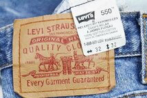 ★90s カナダ製 Levi'sリーバイス 550 デニムパンツ w32 L32★SDP1619 オールド ビンテージ ジーンズ テーパード バギー ワイド ルーズ_画像6