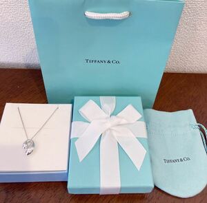 未使用 新品 正規品 ティファニー tiffany&co ネックレス サークル ケース 巾着 紙袋 リボン 箱 リング ビーン ドロップ プレゼント