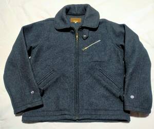 送料無料★稀少★超美品★ネペンテス取扱い★MMSWLABS★ウールメルトンスポーツジャケット★WOOL MELTON SPORTS JACKET★スポジャケ★size2