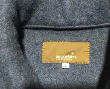 送料無料★稀少★超美品★ネペンテス取扱い★MMSWLABS★ウールメルトンスポーツジャケット★WOOL MELTON SPORTS JACKET★スポジャケ★size2_画像3