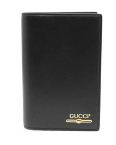 [ unused goods ] Gucci passport case 547608 card-case black black men's 