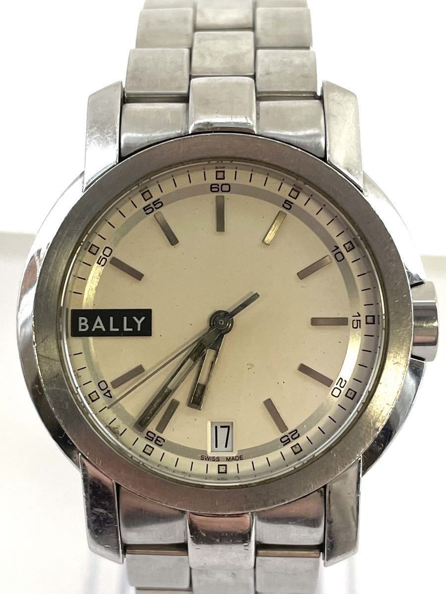 名入れ無料】 BALLY/バリー 3針 Date デイト メンズ クォーツ 腕時計