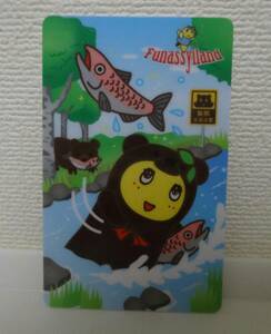 梨友カード　ふなっしー 北海道　札幌　限定　カード　非売品　ノベルティー　ふなっしーランド　熊　鮭