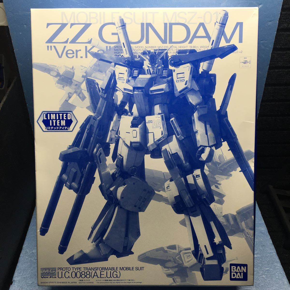 BANDAI MG 1/100 ダブルゼータガンダム Ver.Ka オークション比較