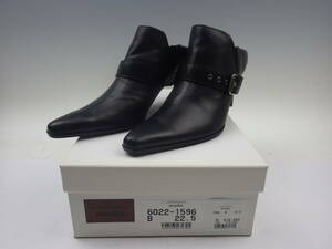 146【S.R】未使用 ラボキゴシ ワークス ヒールアップパンプス B 22.5㎝ 6022-1596 定価19.950円税込 日本製 香川発