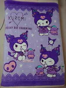 * new goods! black mi half towelket! black mi Chan towelket! My Melody towel black mi towel Sanrio towel purple purple towel 