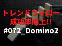 トレンドフォロワーの強い味方!! 環境認識ツール【#722_Domino2】 バイナリー BO FX CFD 株 シグナル 仮想通貨 ハイロー 為替_画像1