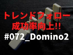 トレンドフォロワーの強い味方!! 環境認識ツール【#722_Domino2】 バイナリー BO FX CFD 株 シグナル 仮想通貨 ハイロー 為替