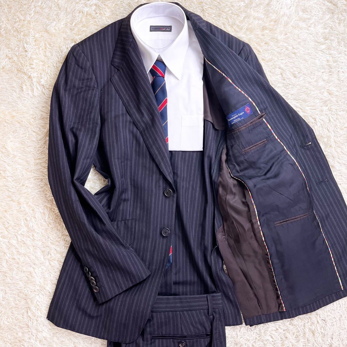 室外 【良品】ポールスミス スリーピーススーツ ゼニア生地 定価20万