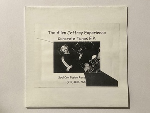 THE ALLEN JEFFREY EXPERIENCE - CONCRETE TONES EP - USオリジナル12インチ / Shelter / Body & Soul