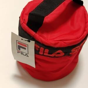  filler pouch tag attaching small articles storage FILA SPORTS red red free shipping anonymity delivery 