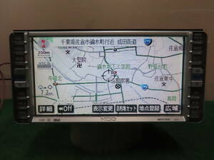 動作品保証付/V3002/トヨタ純正　NH3T-W55　HDDナビ　2006年　CD・DVD再生OK　本体のみ