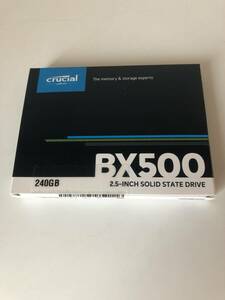 ●【新品未開封☆送料無料☆匿名配送】 Crucial SSD BX500 240GB 2.5インチ CT240BX500SSD1
