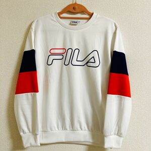 【新品】FILA 裏起毛　キッズ　ジュニア　トレーナー　スウェット　160 フィラ　フリース　男の子　スポーツウェア