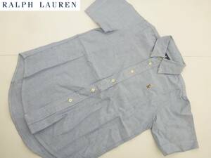  super-beauty goods Ralph Lauren * light blue short sleeves shirt 120