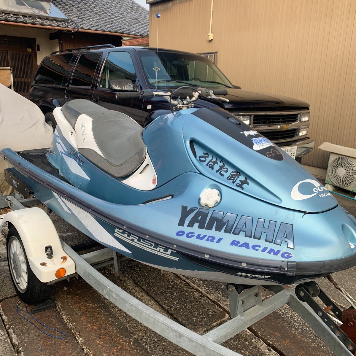 ☆引取限定☆ヤマハ MJ-650TL☆実動 3人乗りジェットスキー☆部品取り-