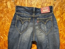 パンツ Levi's リーバイス デニム ジーンズ レディース 加工 個性的 FE435 / W28 全国一律送料520円_画像7