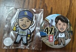 高橋純平投手 ガチャ 缶バッジ アクリルスタンド 福岡ソフトバンクホークス