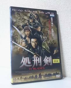 ドニー・イェン　処刑剣 14 BLADES　国内版DVD レンタル専用　ヴィッキー・チャオ　サモ・ハン　2010年 中国映画 ダニエル・リー 監督作品