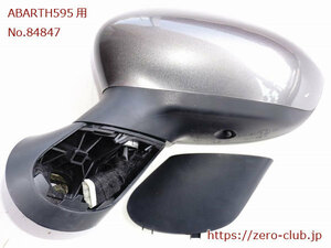 [ABARTH595 FIAT500 right H for / original door mirror ASSY left side g Rige o record gunmetal ][2330-84847]