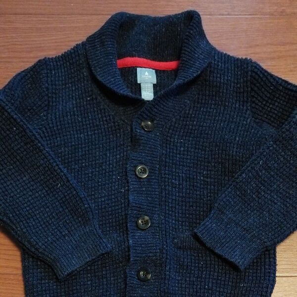 babyGAP ニットカーディガン 110サイズ ネイビー 男女児兼用