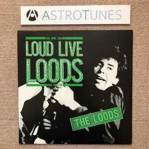 6604 傷なし美盤 美品 レア盤 ルーズ Loods 1986年 LPレコード ラウド・ライヴ Loud Live 国内盤 Japanese punk 西村茂樹 鈴木浩司