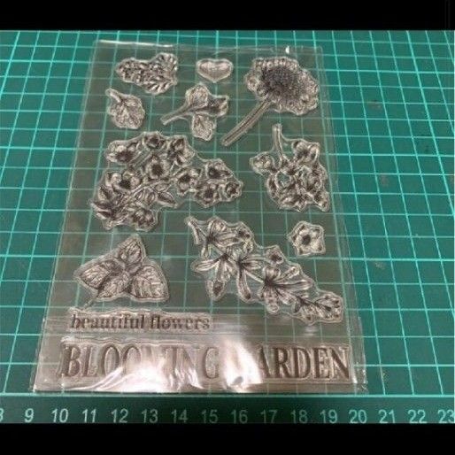 シリコン クリアスタンプシート 花
