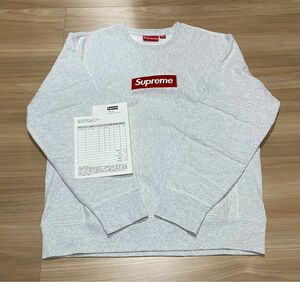 Supreme Box Logo Crewneck Ash Grey