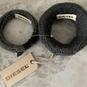 タグ付き未使用品　dieselディーゼルニットバングル