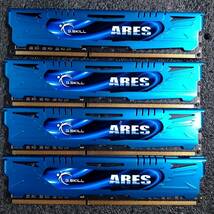 【中古】DDR3メモリ 32GB(8GB4枚組) G.SKILL ARES F3-2400C11Q-32GAB [DDR3-2400 PC3-19200]_画像3